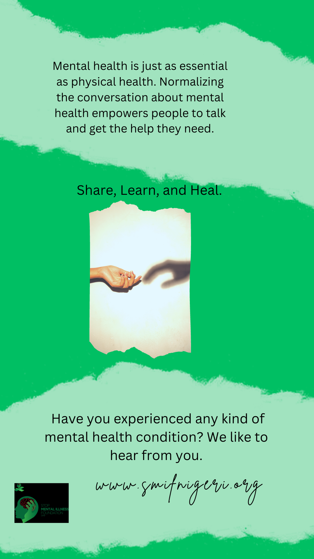 Mental health is just as essential as physical health. Normalizing the conversation about mental health empowers people to talk and get the help they need.